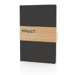 impact softcover steenpapier notitieboek - zwart