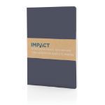 impact softcover steenpapier notitieboek - blauw
