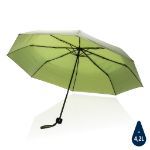 20.5 inch impact aware rpet mini paraplu. - groen