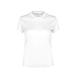vrouwen t-shirt polyester. - wit