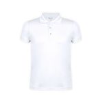 polo 100% polyester 180 gr/m2, ademend - wit