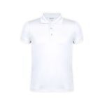 polo 100% polyester 180 gr/m2, ademend - wit