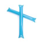 twee opblaasbare sticks - blauw