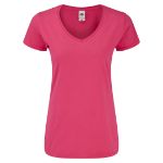 dames t-shirt v-neck 150 gr fruit of the loom