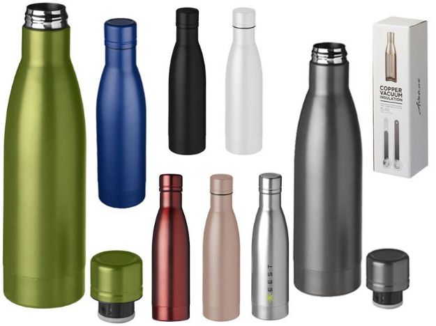 koper vacuüm geisoleerde drinkfles 500 ml