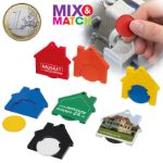 winkelwagenmuntje 1€ in houder en met ketting