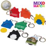 winkelwagenmuntje 1€ in houder huis