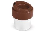 koffiebeker hot-but-cool met deksel 240 ml - bruin