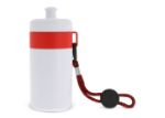 bidon met rand en koord 500 ml - rood