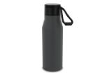 thermofles met touw 600 ml - grijs