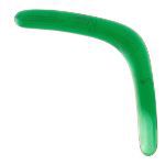 boomerang lengte 41 cm - groen