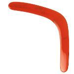 boomerang lengte 41 cm - rood