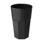 cocktailglas van kunststof - zwart
