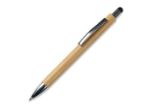 balpen new york bamboe met stylus - zwart