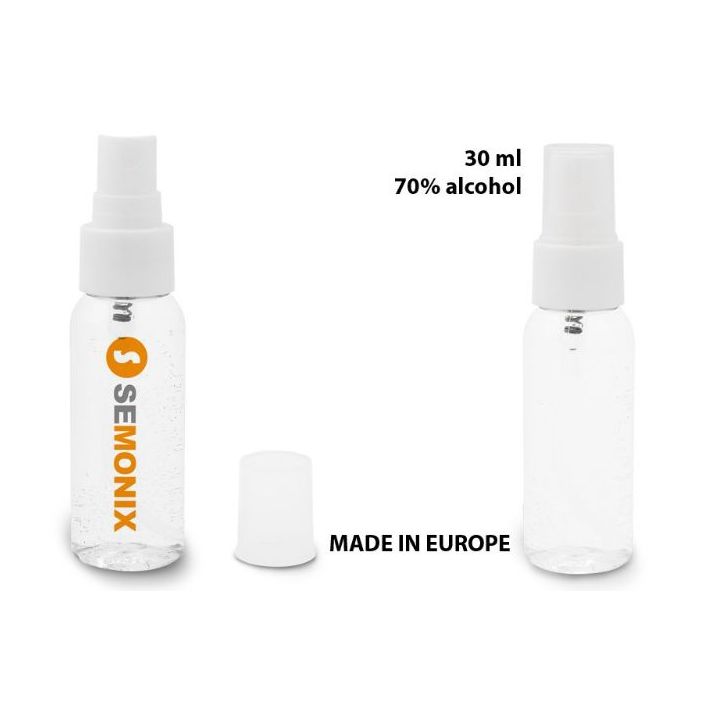 hand cleaning spray made in europe 30ml