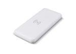powerbank elite met draadloze oplader 8.000mah 5w - wit