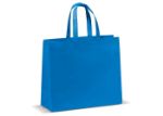 draagtas gelamineerd non-woven groot 105g/m2 - blauw