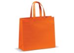 draagtas gelamineerd non-woven groot 105g/m2 - oranje