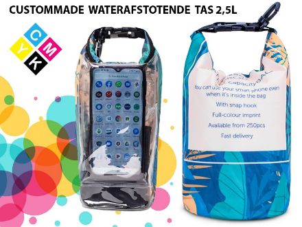 custom-made waterwerende tas ipx6 2500 ml