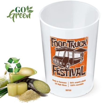 ecologische cup biomateriaal 250 ml