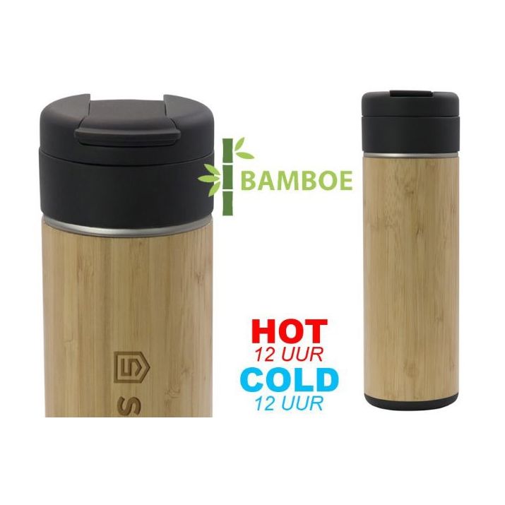 thermofles flow bamboe 400ml