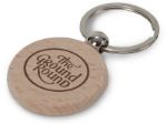 sleutelhanger hout rond ø40mm