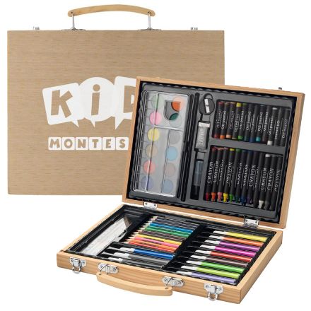 houten 67-delige kleurset