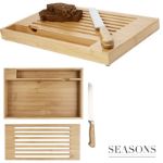 pao bamboe snijplank met mes