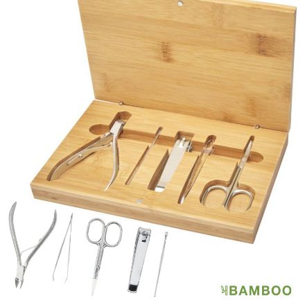 ladia 5 delige manicureset van bamboe