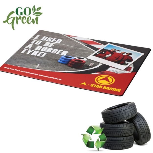 brite-mat® muismat met bandmateriaal. custom.