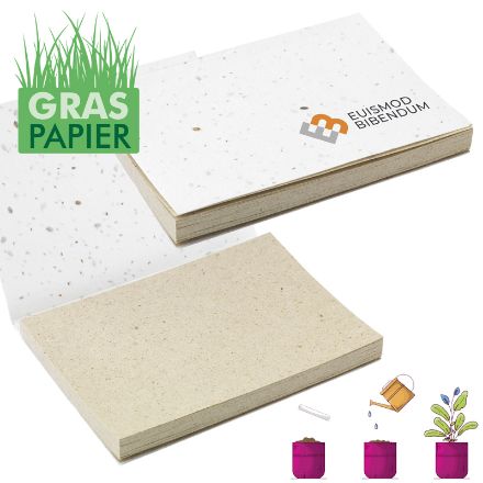 gras papier memoboekje