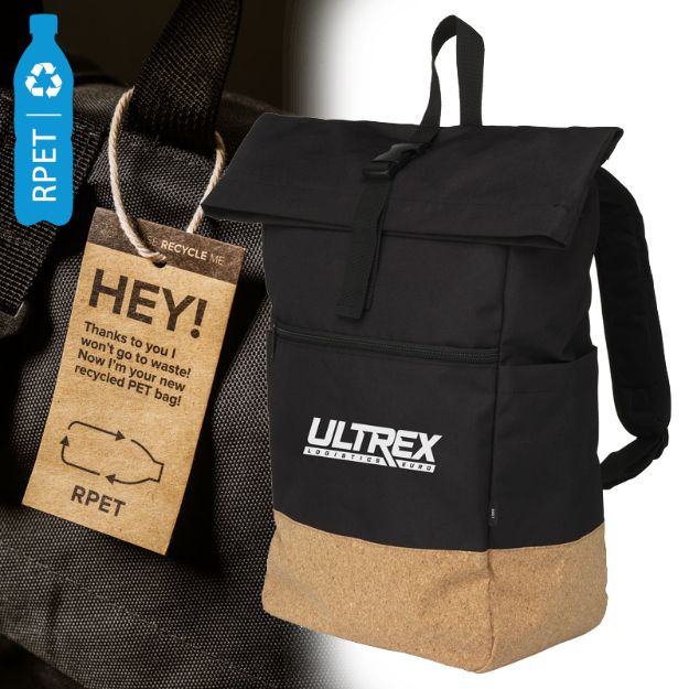 nolan cork rugzak geschikt voor laptop van 15.6 ih