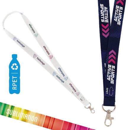 lanyard full colour rpet 2 cm custom made