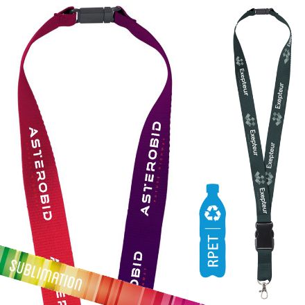 lanyard promo full colour rpet 2 cm custom made