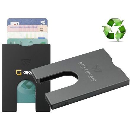 walter wallet recycled aluminium kaarthouder