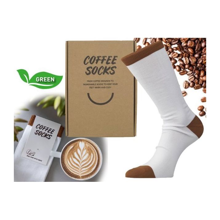sokken gemaakt van koffiegaren