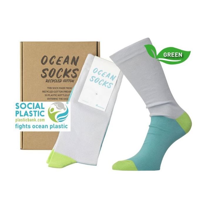 sokken van gerecycleerd katoen