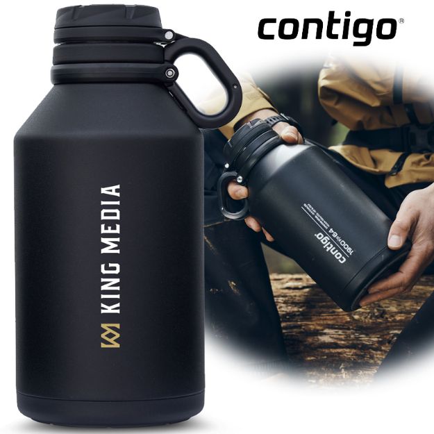 contigo grand stainless steel 1900 ml thermosfles