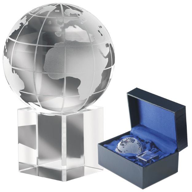 presse-papier van glas.