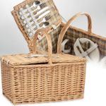 4-persoons rieten picknickmand miom