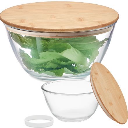 glazen saladeschaal 1200 ml