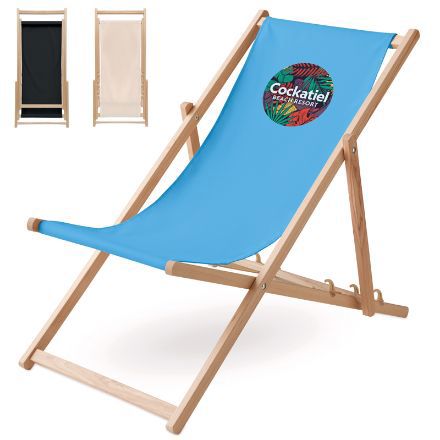 houten strandstoel