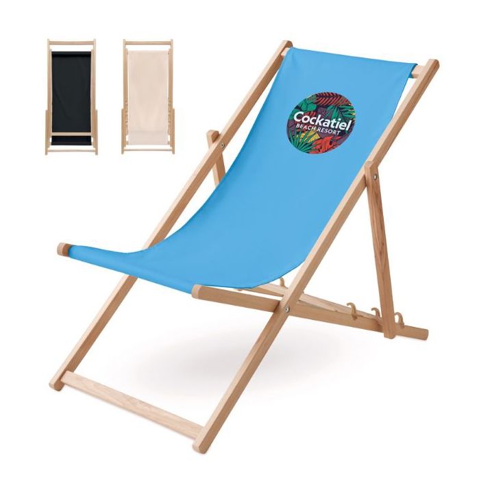 houten strandstoel