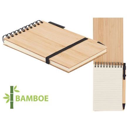 a6 bamboe notitieblok set