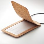 bagagelabel van kurk