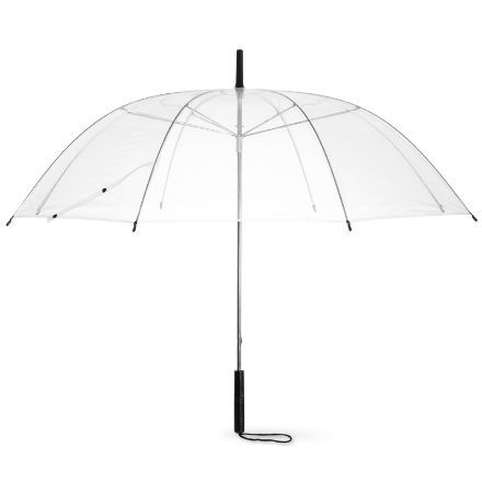 23 inch transparante pvc paraplu met metalen frame