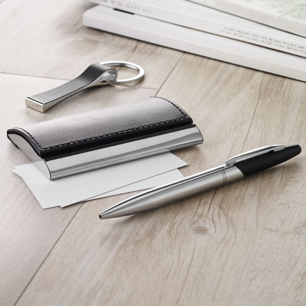 zakelijke geschenkset zwartschrijvend