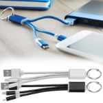 sleutelhanger met oplaadkabel