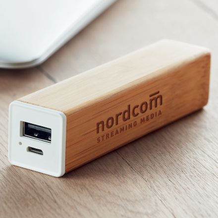 2200 mah bamboe powerbank