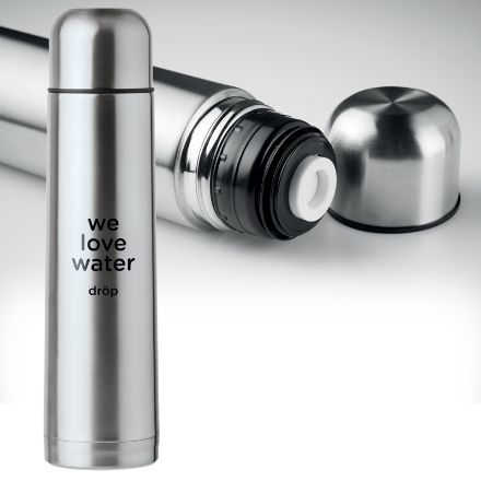 dubbelwandige drinkfles 1000 ml